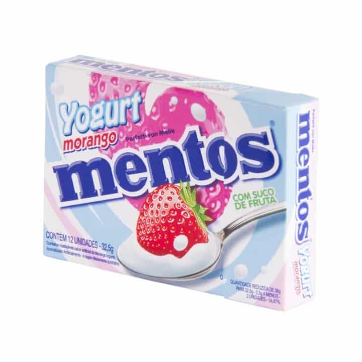 Mentos Strawberry Yogurt Slim Box 32.1g - Che Gourmet